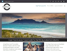 Tablet Screenshot of 2capetown.com